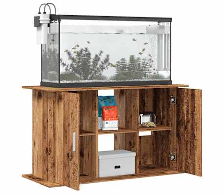 vidaXL Aquariumst&auml;nder Altholz-Optik 101x41x58 cm Holzwerkstoff