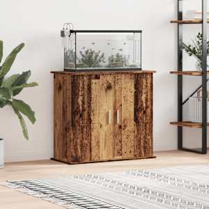 Stojan na akvárium old wood 81 x 36 x 73 cm kompozitní dřevo - obrázek 3