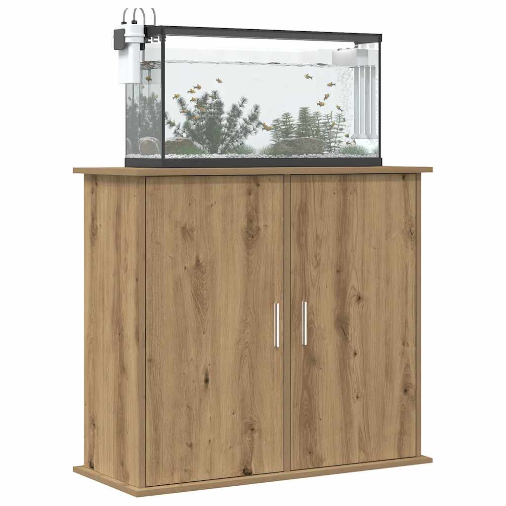 vidaXL Aquariumständer Artisan-Eiche 81x36x73 cm Holzwerkstoff