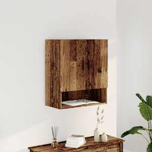 Nástěnná skříňka old wood 60 x 31 x 70 cm kompozitní dřevo - obrázek 3
