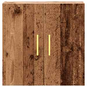 Nástěnná skříňka old wood 60 x 31 x 60 cm kompozitní dřevo - obrázek 4