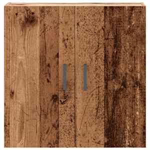 Nástěnná skříňka old wood 60 x 31 x 60 cm kompozitní dřevo - obrázek 4
