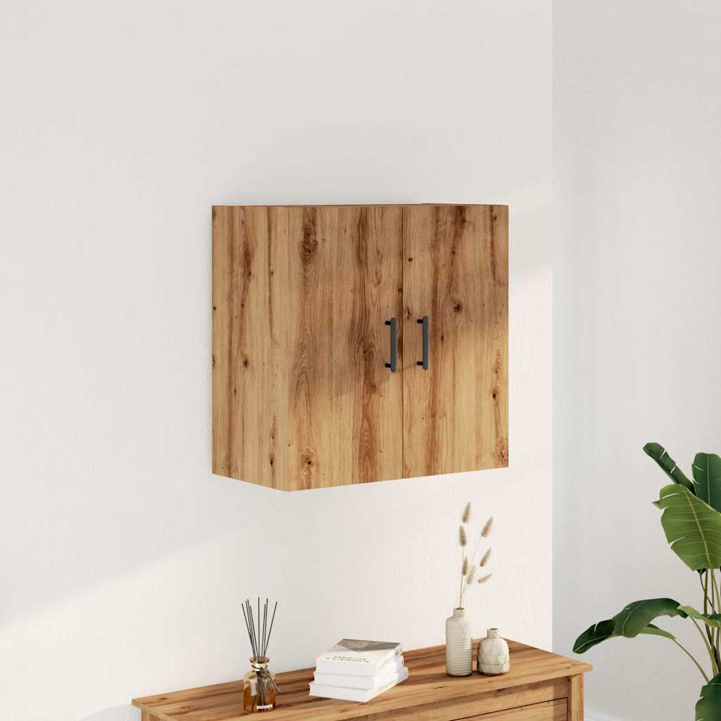 vidaXL Wandkast 60x31x60 cm bewerkt hout artisanaal eikenkleurig afbeelding