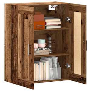Příborník old wood 69,5 x 34 x 90 cm kompozitní dřevo - obrázek 3