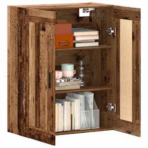 Nástěnná skříňka old wood 69,5 x 34 x 90 cm kompozitní dřevo - obrázek 3
