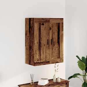 Nástěnná skříňka old wood 69,5 x 34 x 90 cm kompozitní dřevo - obrázek 1