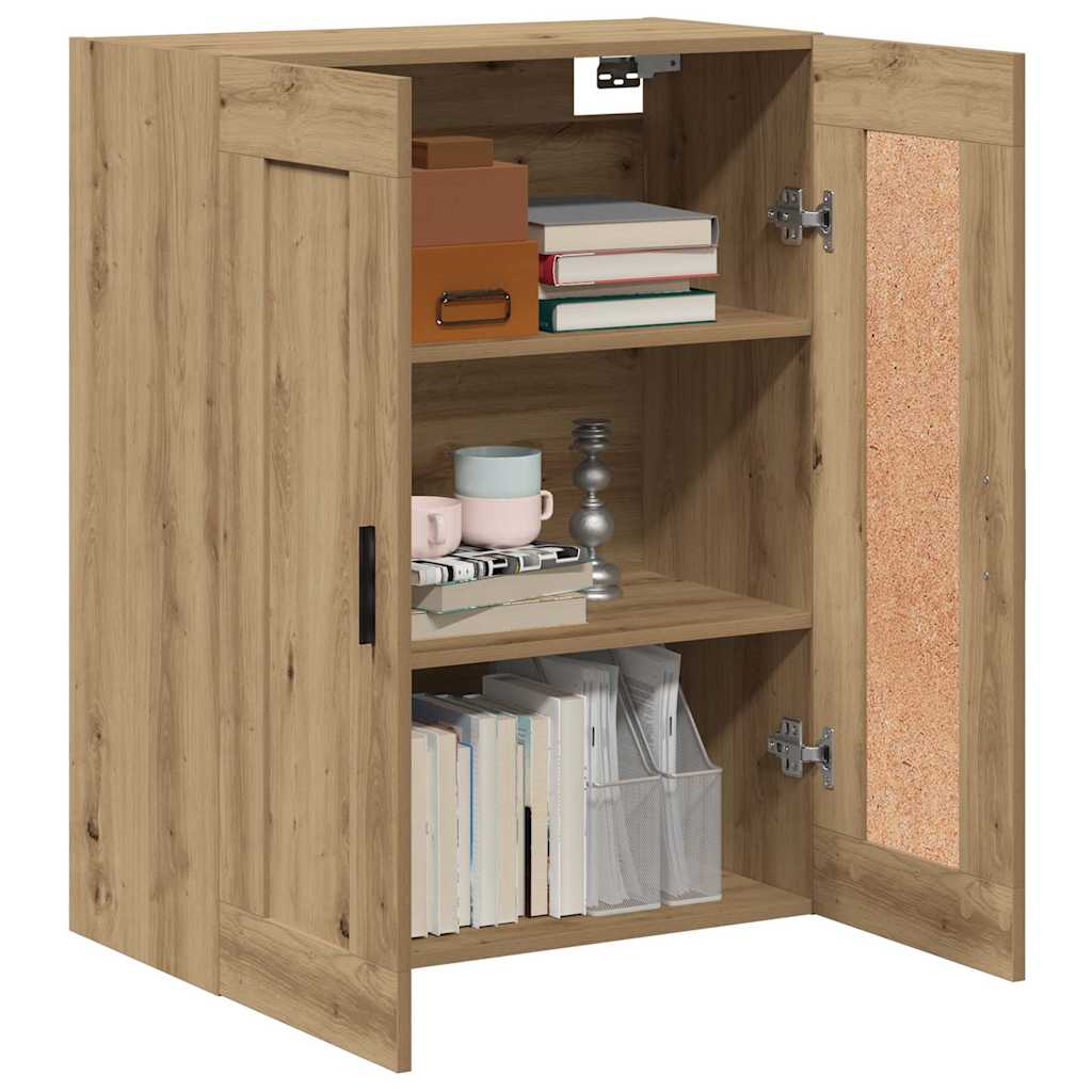 Thumbnail - vidaXL Wandschrank Artisan-Eiche 69,5x34x90 cm Holzwerkstoff