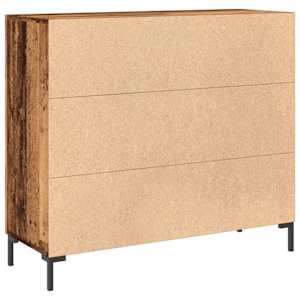 Příborník old wood 90 x 34 x 80 cm kompozitní dřevo - obrázek 7
