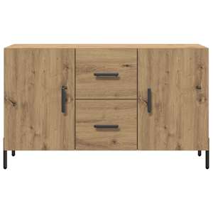 Příborník dub artisan 100 x 36 x 60 cm kompozitní dřevo - obrázek 4