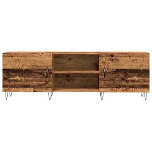 TV skříňka old wood 150 x 30 x 50 cm kompozitní dřevo - obrázek 4