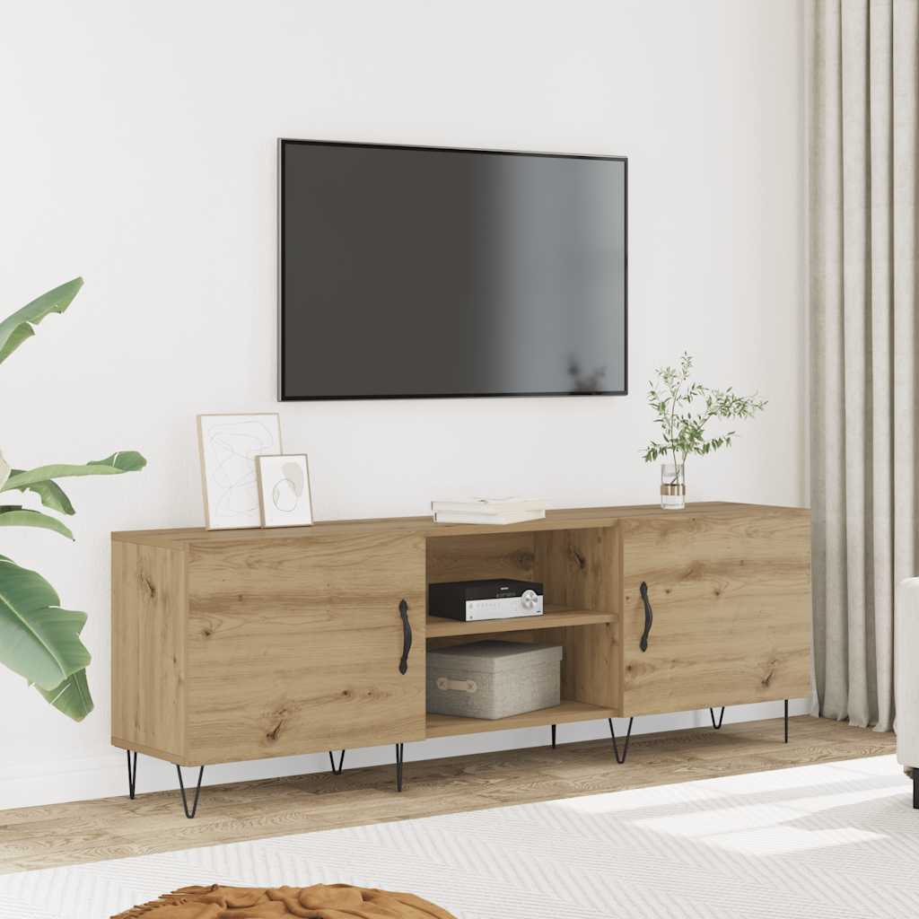 vidaXL Dulap TV, stejar artizanal, 150x30x50 cm, lemn prelucrat