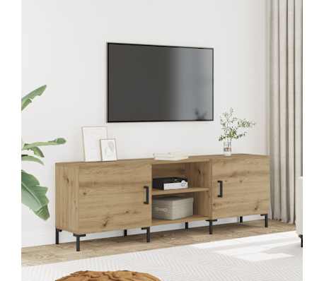 vidaXL TV omarica artisan hrast 150x30x50 cm inženirski les