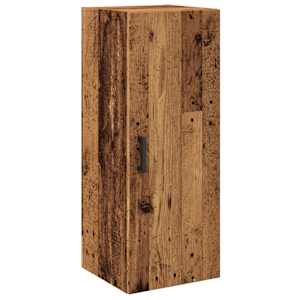 Nástěnná skříňka old wood 34,5 x 34 x 90 cm kompozitní dřevo - obrázek 2