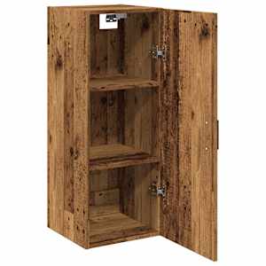 Nástěnná skříňka old wood 34,5 x 34 x 90 cm kompozitní dřevo - obrázek 4