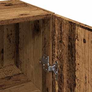 Nástěnná skříňka old wood 34,5 x 34 x 90 cm kompozitní dřevo - obrázek 9