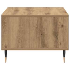 Konferenční stolek dub artisan 60x50x36,5 cm kompozitní dřevo - obrázek 5