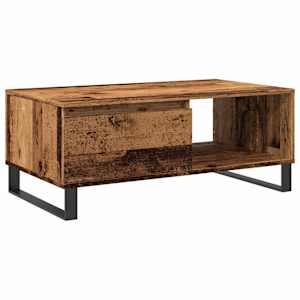 Konferenční stolek old wood 90x50x36,5 cm kompozitní dřevo - obrázek 2