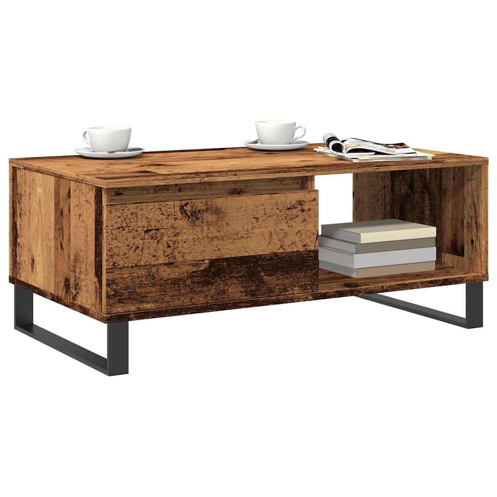 Thumbnail - vidaXL Couchtisch Altholz-Optik 90x50x36,5 cm Holzwerkstoff