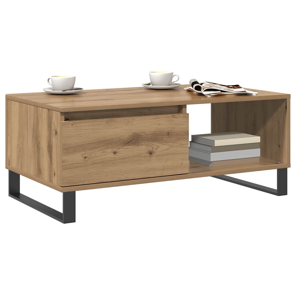Thumbnail - vidaXL Couchtisch Artisan-Eiche 90x50x36,5 cm Holzwerkstoff
