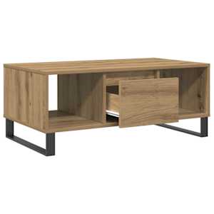 Konferenční stolek dub artisan 90x50x36,5 cm kompozitní dřevo - obrázek 4