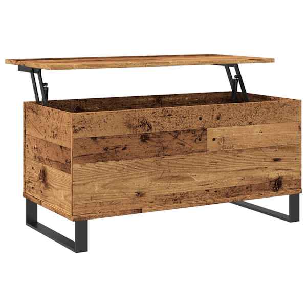 vidaXL diivanilaud Old Wood 90x44,5x45 cm Engineered Wood