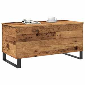 Konferenční stolek old wood 90 x 44,5 x 45 cm kompozitní dřevo - obrázek 3