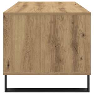 Konferenční stolek dub artisan 90 x 49 x 45 cm kompozitní dřevo - obrázek 5