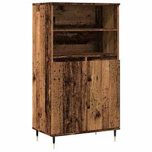 Skříň highboard old wood 60 x 36 x 110 cm kompozitní dřevo - obrázek 2