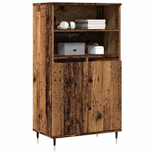 Skříň highboard old wood 60 x 36 x 110 cm kompozitní dřevo - obrázek 3
