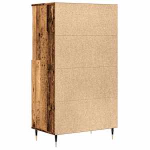 Skříň highboard old wood 60 x 36 x 110 cm kompozitní dřevo - obrázek 7