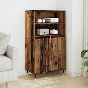 Skříň highboard old wood 60 x 36 x 110 cm kompozitní dřevo - obrázek 1