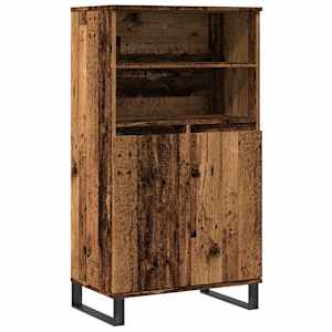 Skříň highboard old wood 60 x 36 x 110 cm kompozitní dřevo - obrázek 2