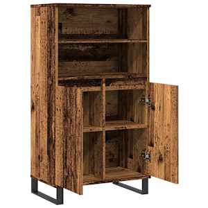 Skříň highboard old wood 60 x 36 x 110 cm kompozitní dřevo - obrázek 5