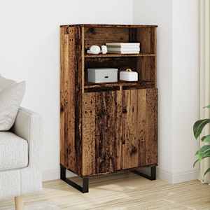 Skříň highboard old wood 60 x 36 x 110 cm kompozitní dřevo - obrázek 1