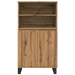 Skříň highboard dub artisan 60 x 36 x 110 cm kompozitní dřevo - obrázek 4