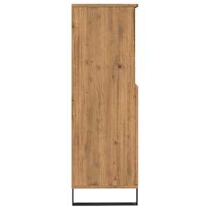 Skříň highboard dub artisan 60 x 36 x 110 cm kompozitní dřevo - obrázek 6