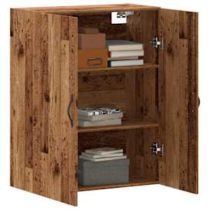 Nástěnná skříňka old wood 69,5 x 34 x 90 cm kompozitní dřevo - obrázek 3