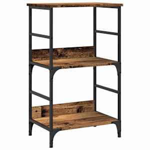 vidaXL raamatukapp Vana puit 50x33x82 cm Engineered Wood