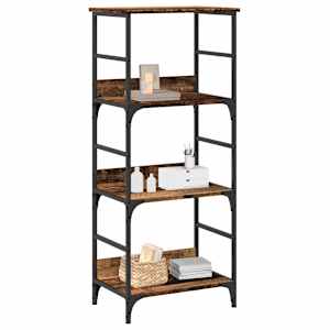 Knjižna omara starinski les 50x33x117,5 cm inženirski les