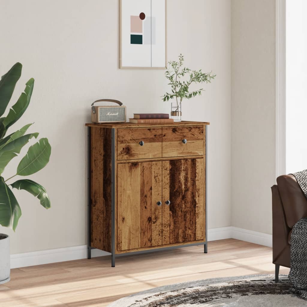 Thumbnail - vidaXL Sideboard Altholz-Optik 70x30x80 cm Holzwerkstoff