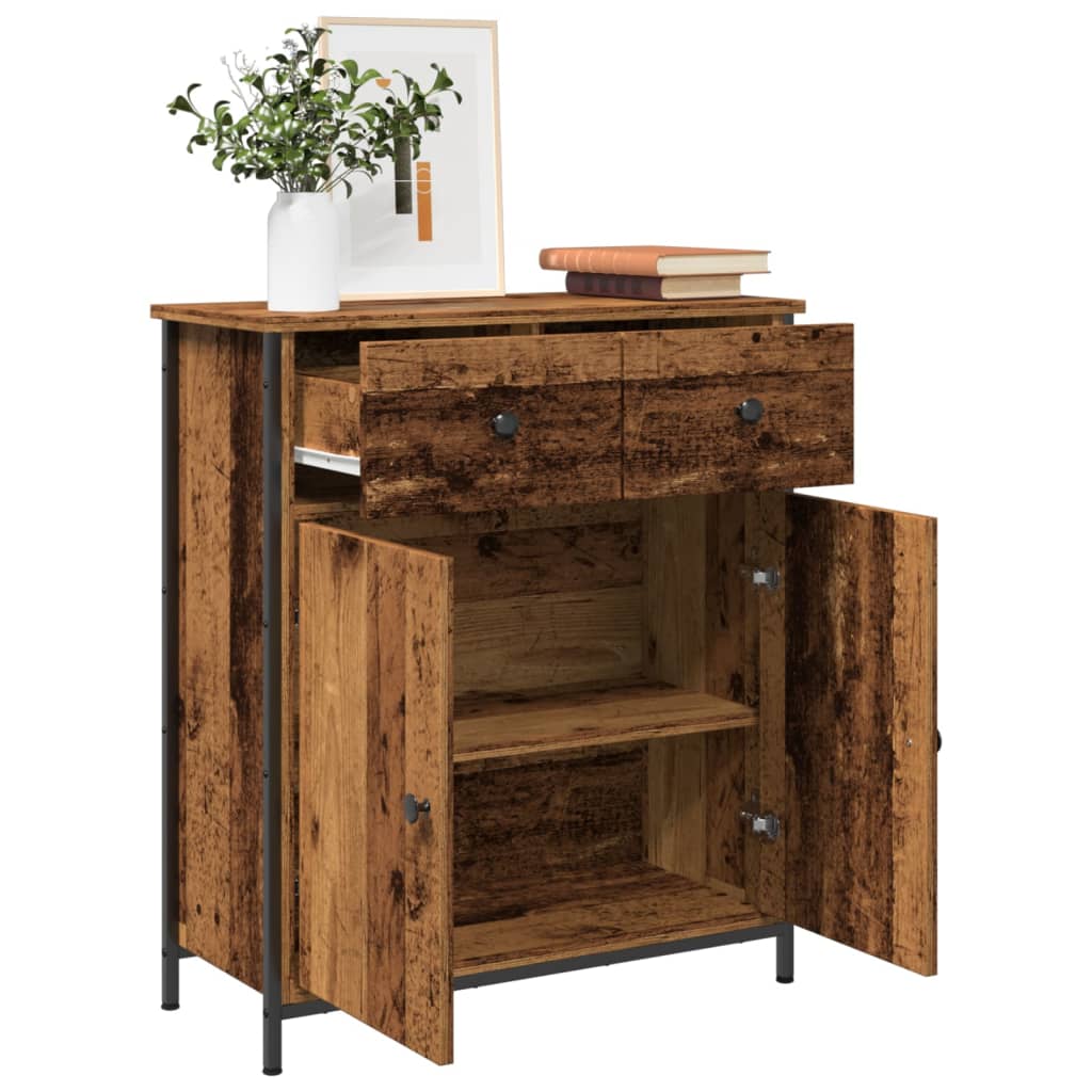 Thumbnail - vidaXL Sideboard Altholz-Optik 70x30x80 cm Holzwerkstoff