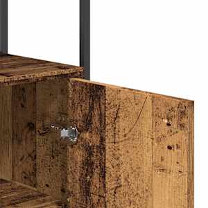 Příborník old wood 70 x 30 x 80 cm kompozitní dřevo - obrázek 7