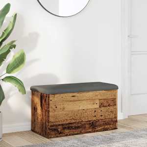 Úložná lavice starého dřeva 82x42x45 cm Engineered Wood - obrázek 1