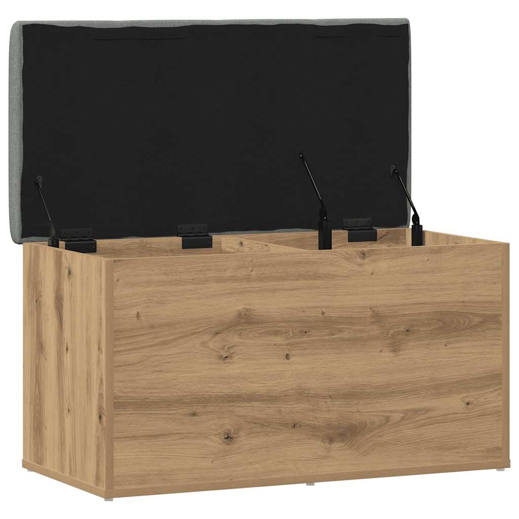 vidaXL Úložná lavice dub artisan 82x42x45 cm Engineered Wood