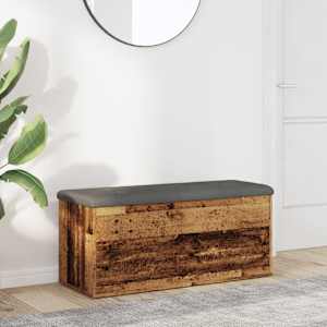 Úložná lavice starého dřeva 102x42x45 cm Engineered Wood - obrázek 1