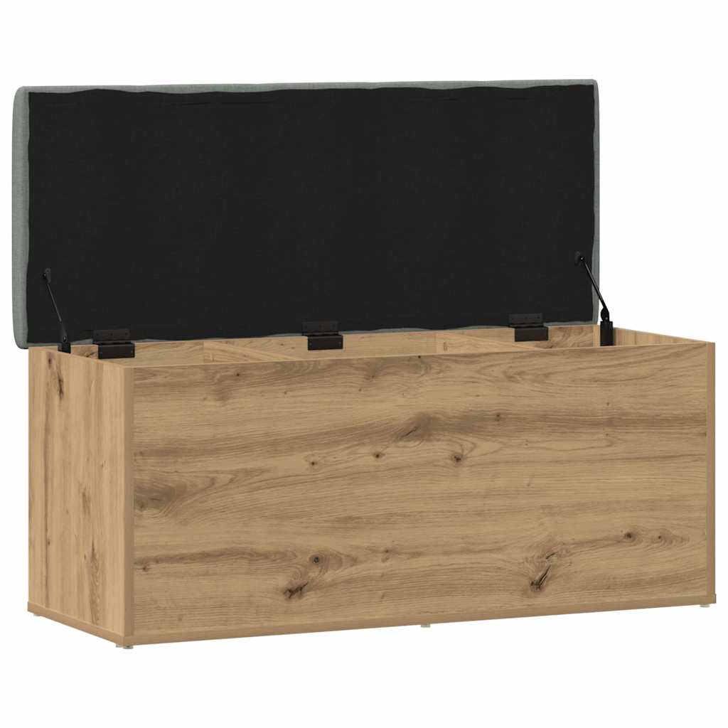 vidaXL Úložná lavice dub artisan 102x42x45 cm Engineered Wood