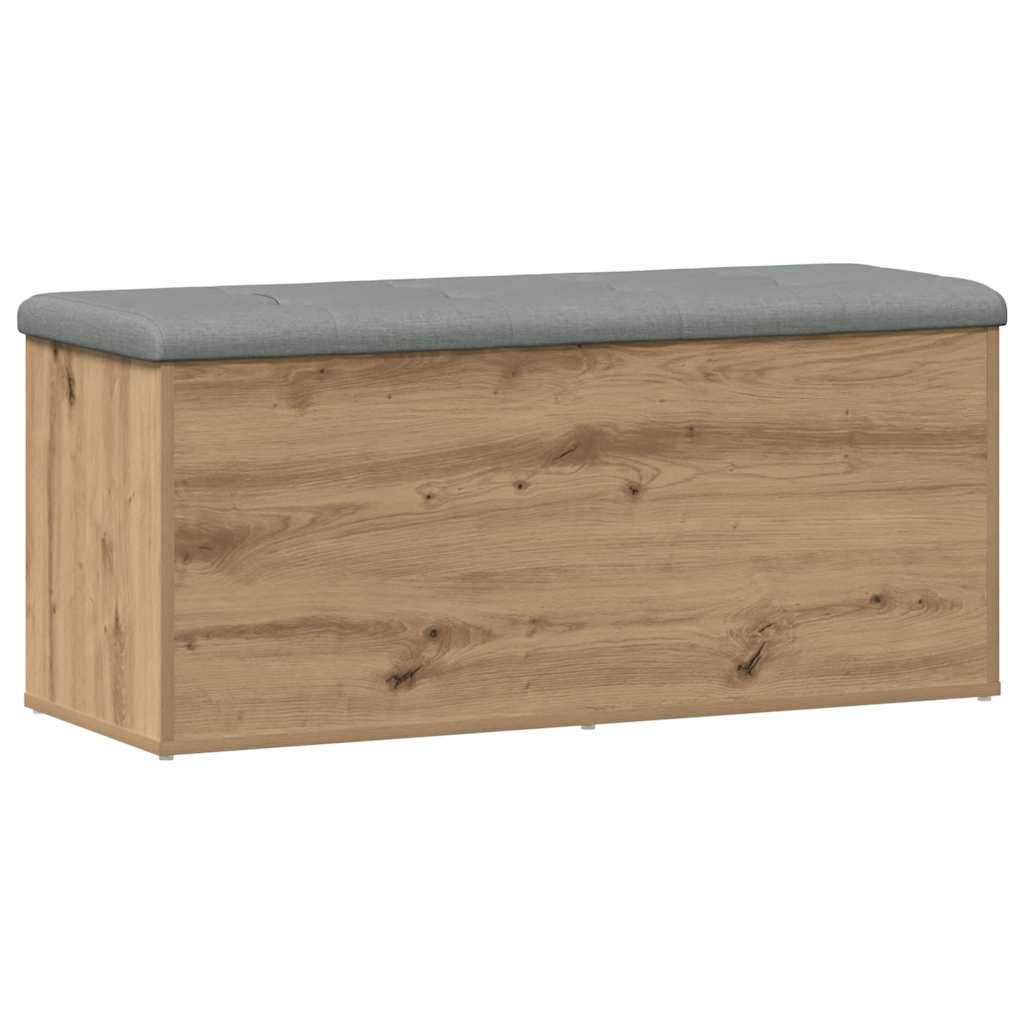 vidaXL Úložná lavice řemeslná dubová 102 x 42 x 45 cm, konstrukční dřevo