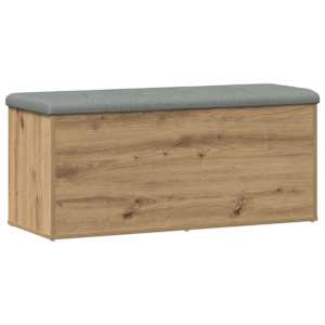 Úložná lavice řemeslná dubová 102 x 42 x 45 cm, konstrukční dřevo - obrázek 2
