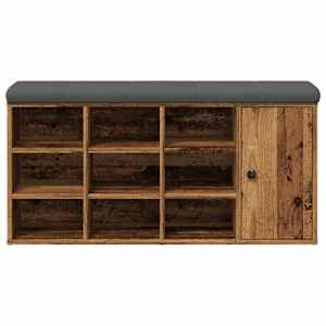 Lavice s botníkem starého dřeva 102x32x50 cm Engineered Wood - obrázek 4