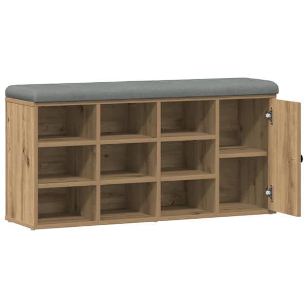 vidaXL Kingapink Artisan Oak 102x32x50 cm Engineered Wood